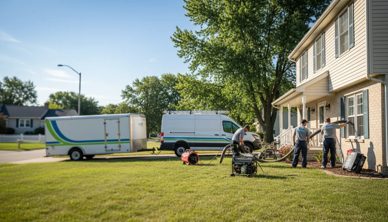 Flooded Basement Restoration And Cleanup With Repair in Minerva, OH near me
